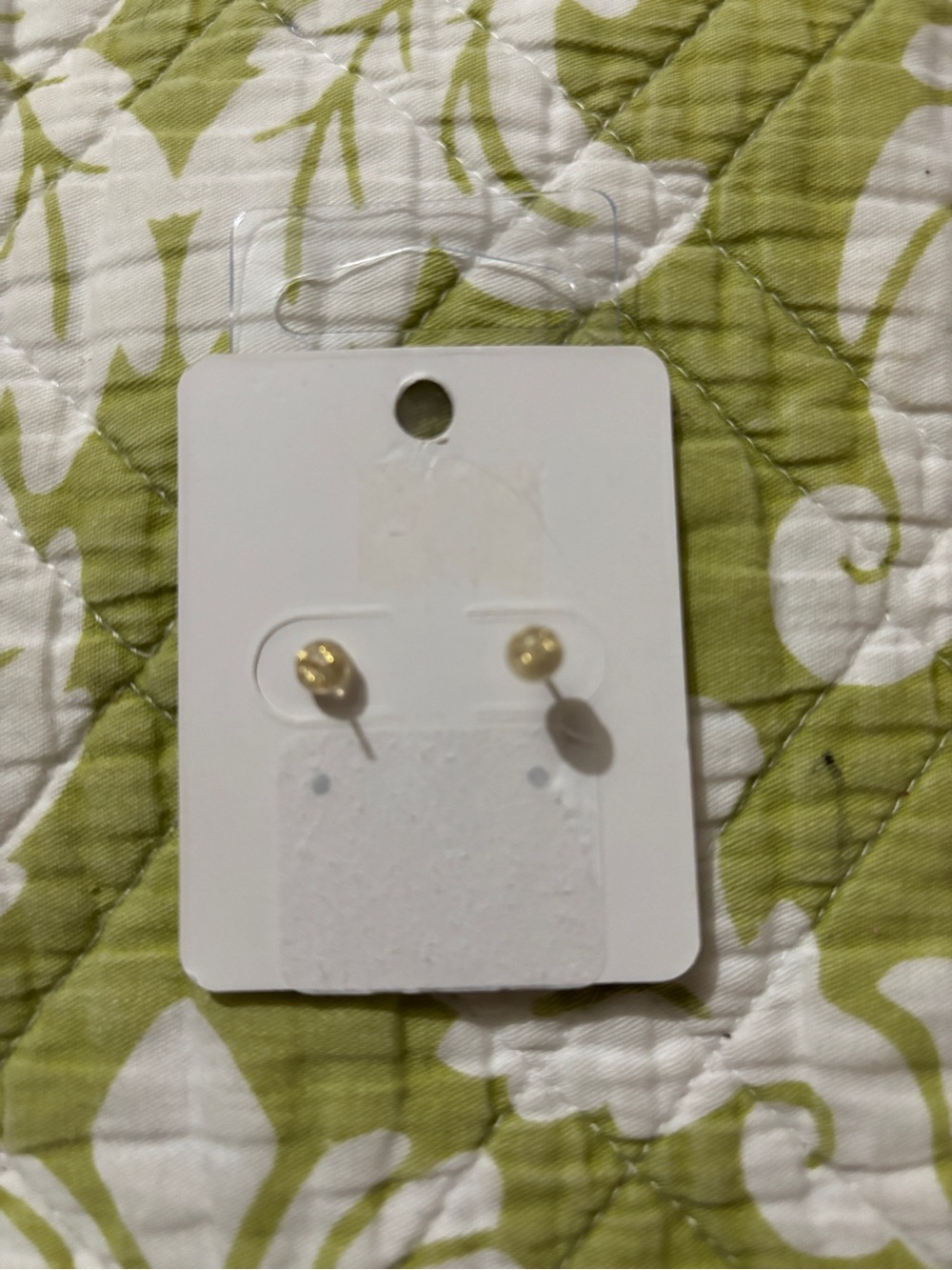 Bracha Gold & Mother-of-Pearl Clover Drop Earrings NWT Retail $48 - Picture 6 of 7
